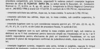 HA! HA! HA! Fiscul a scos la vânzare creanţe bugetare de 4,16 milioane lei… deţinute la o firmă aflată în insolvenţă din iunie 2023! Nu vrea decât valoarea nominală! AFP Sector 3 a tolerat timp de 12 ani creşterea aproape continuă a datoriilor PLENITUD IMPEX, debitoare administrată de megadatornica MAX ESTATE